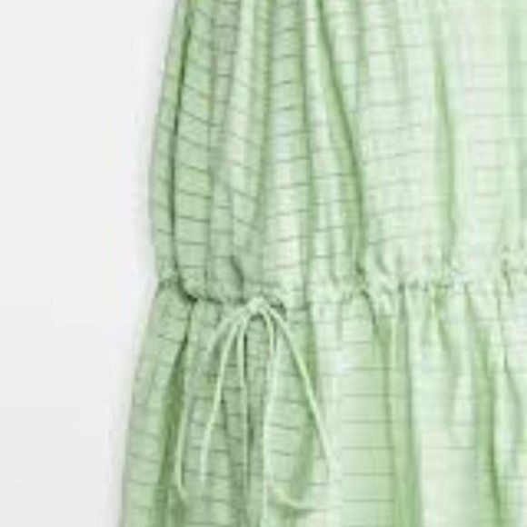 Stine Goya Tulula Dress Women’s Size XL Green Stripe Sage $390 MSRP NWT - Picture 8 of 14